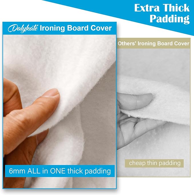 Ironing Board Cover for 18" x 49", Extra-Wide Pad - Image 4