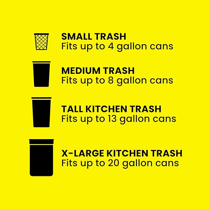 Glad ForceFlex Tall Kitchen Drawstring Trash Bags, 13 Gal, Fragrance Free - Image 8
