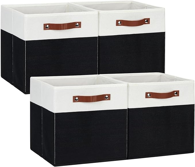 DULLEMELO Fabric Storage Bins for Shelves, Cube Storage Organizer Bins by DULLEMELO