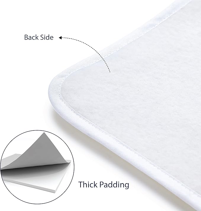 Encasa XO Ironing Mat/Pad with 3mm Padding & Silicone Iron Rest - Image 6