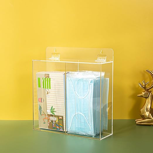 Wall Mounted Glove Dispenser, Hairnet Shoe Cover Dispenser，Acrylic Glove Box - Image 3