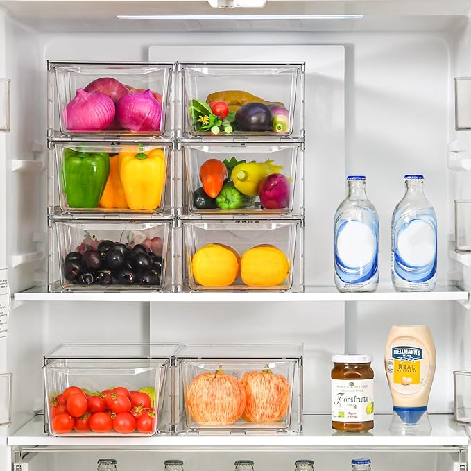 6Pack Pantry Organizers and Storage, Foods Organizer Bins - Image 5