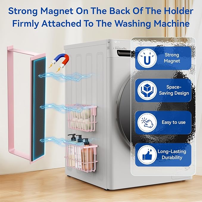 Magnetic Dryer Ball Holder and Magnetic Hanger Holder - Image 2