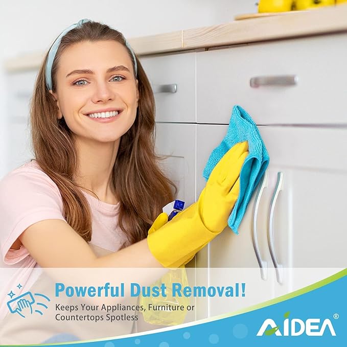 AIDEA Microfiber Cleaning Cloth-150PK, Soft Microfiber Towels - Image 3