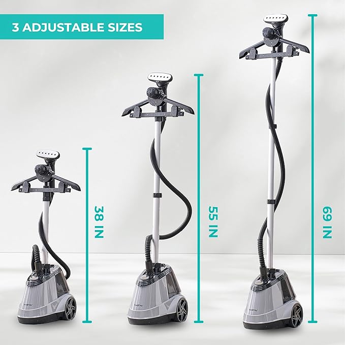 True & Tidy® Commercial Garment Steamer – Heavy Duty 1800W - Image 5