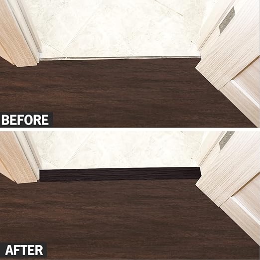 16.4Ft Floor Transition Strip Self Adhesive Vinyl Cover Floor Strip Flat - Image 4