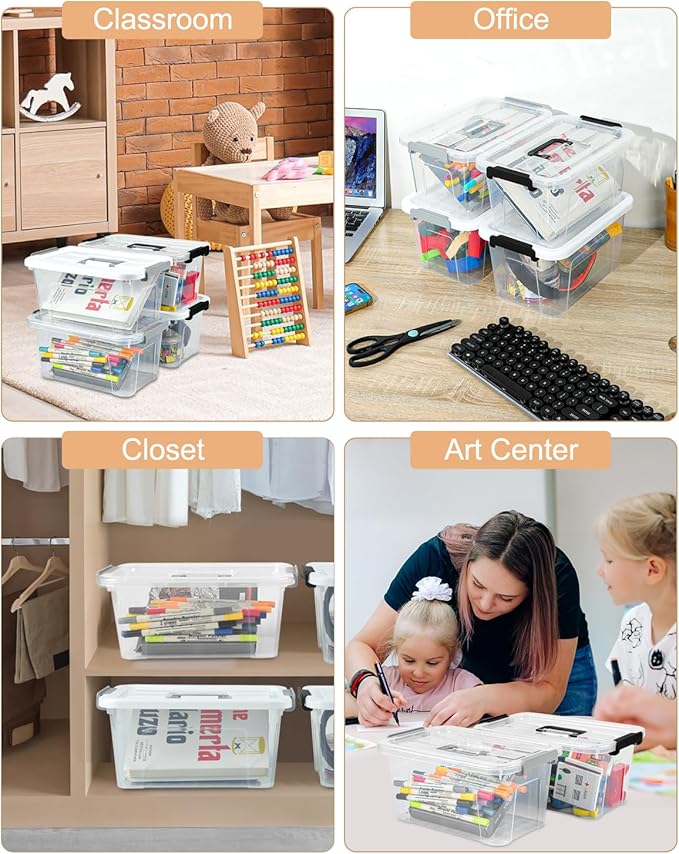 NUMIFUN Plastic Storage Bins - Image 5