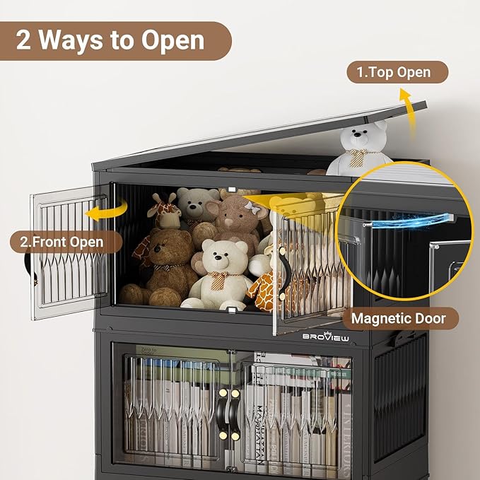 BROVIEW 400Qt Stackable Storage Bins - Image 3