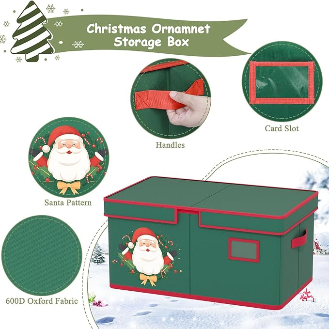Christmas Ornaments Storage Box - Image 3