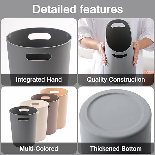 4 Pack Small Trash Can for Bathroom - Image 3