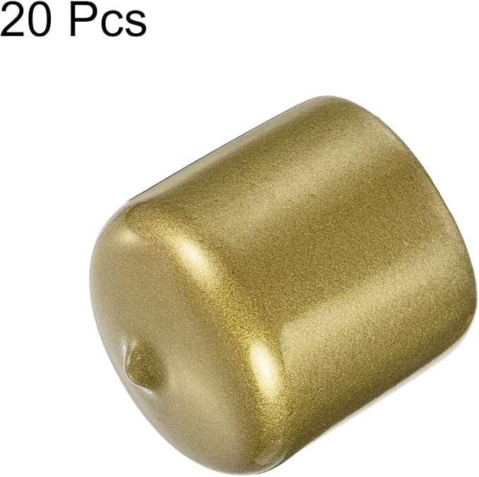 uxcell 20pcs Rubber End Caps 37mm ID Vinyl Round Tube Bolt Cap Cover Thread - Image 2
