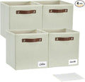 Collapsible Fabric Storage Cube Bins by Bagnizer