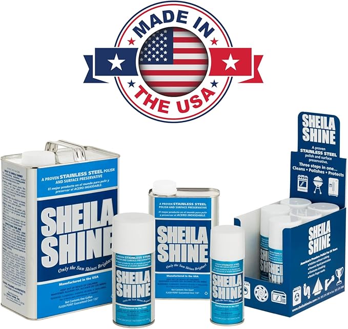 Sheila Shine 3 x 10 Oz. Stainless Steel Cleaner and Polish Aerosol Spray - Image 6