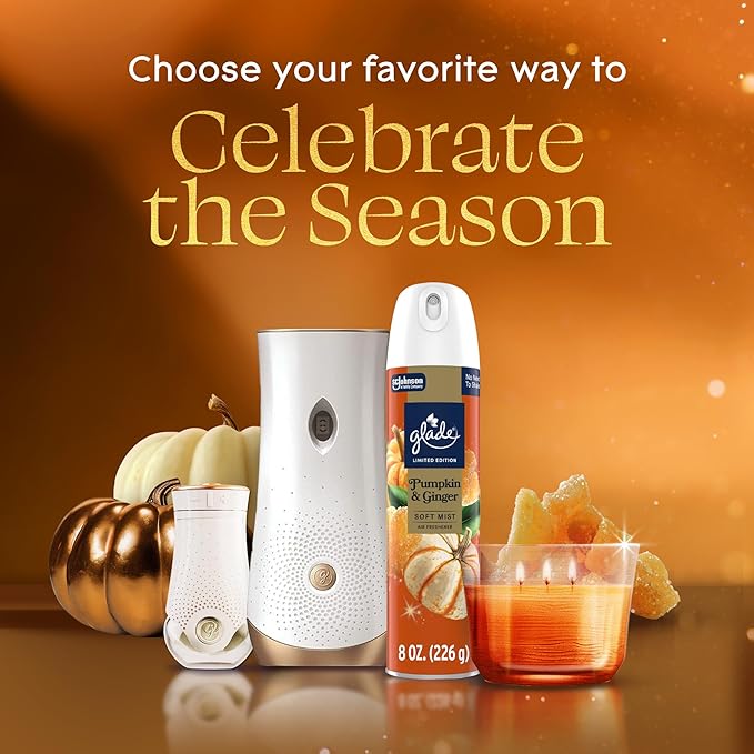 Glade PlugIns Refills Air Freshener, Pumpkin & Ginger, Scented and Essential - Image 7