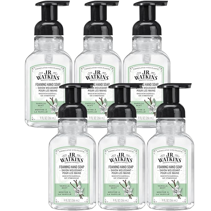 Watkins Hand Soap Vanilla Mint, 9 Fl Oz by JRWatkins