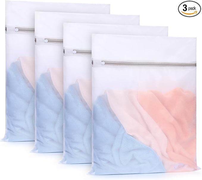 Muchfun 3Pcs Durable Fine Mesh Laundry Bags by Muchfun