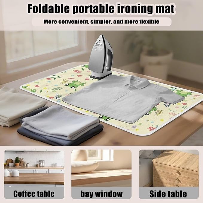 Ironing Mat Ironing Board Pad Heat Resistant, Quilting & Travel Blanket 32 x 16 - Image 6