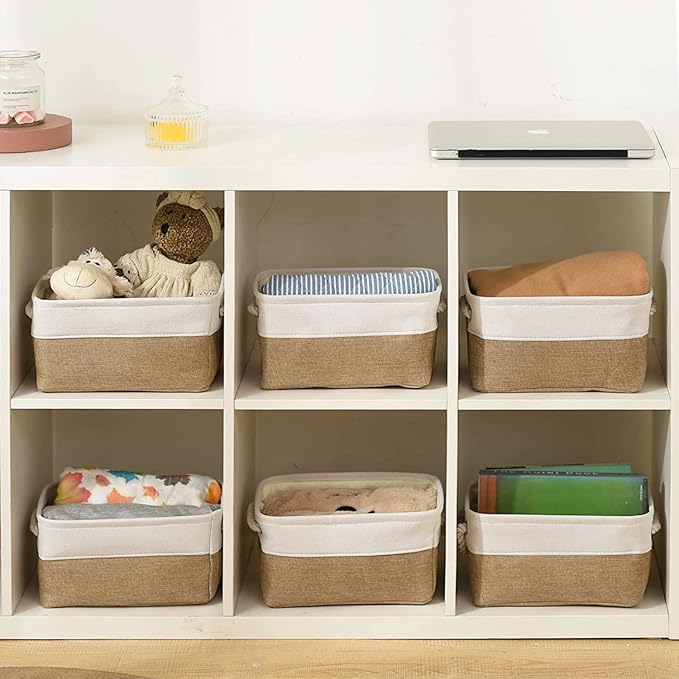 Small Baskets for Organizing, Collapsible Storage Baskets for Shelves, Storage - Image 4
