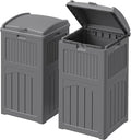 Devoko 33 Gallon Outdoor Trash Can by DEVOKO