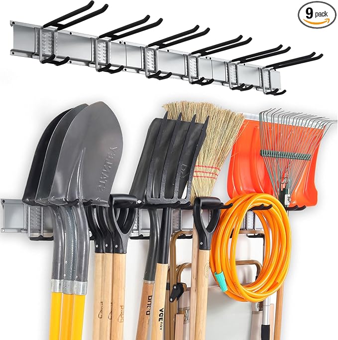 Wall Mount Tool Storage Rack, Garage Organization, Heavy Duty Garage Storage by Aking+Ace