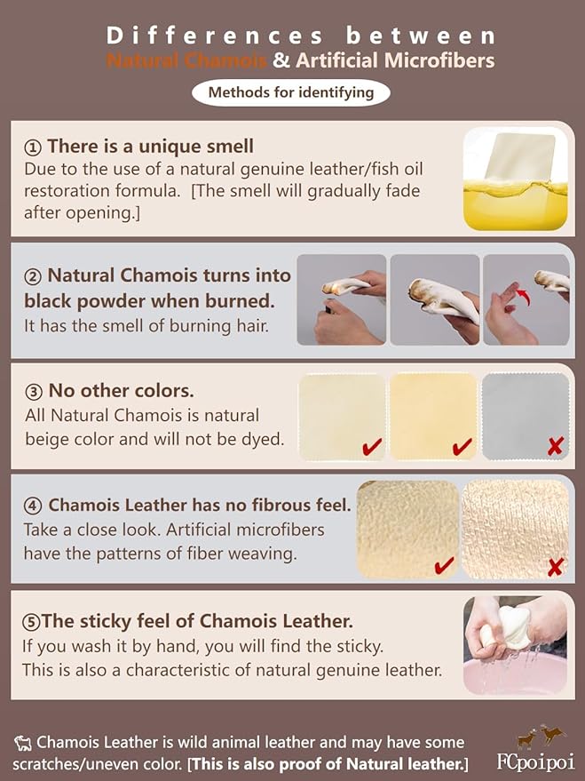Eyeglass Cleaning Cloth Natural Chamois Leather Camera Lens Cleaning - Image 7