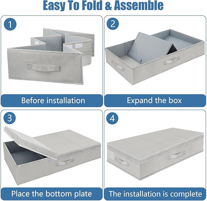 Underbed Storage Containers Bin - Image 3