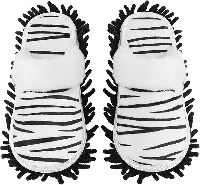 Microfiber Floor Mop Slippers House Dust Cleaning Tool Detachable Washable Shoes by frjjthchy