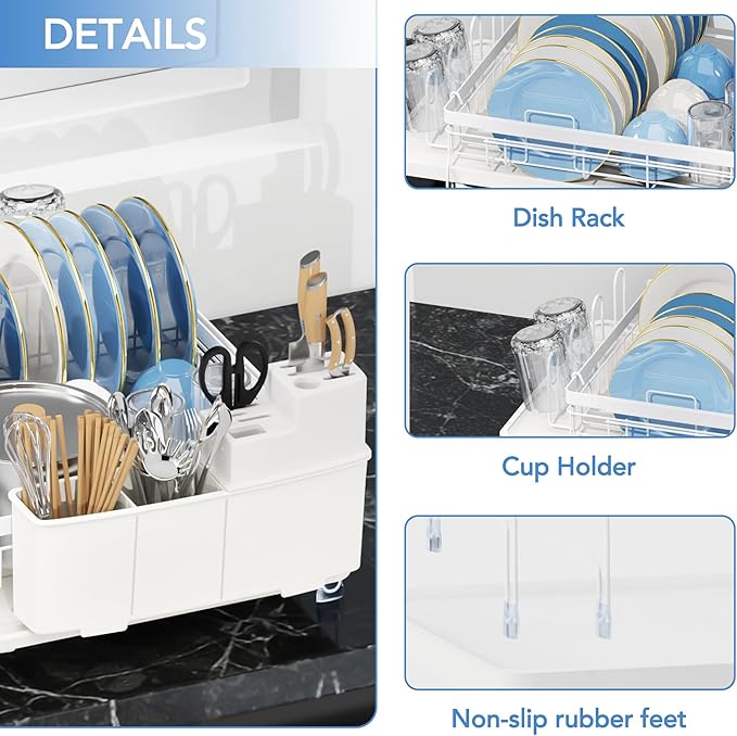 ROTTOGOON Expandable Dish Drying Rack - Image 6