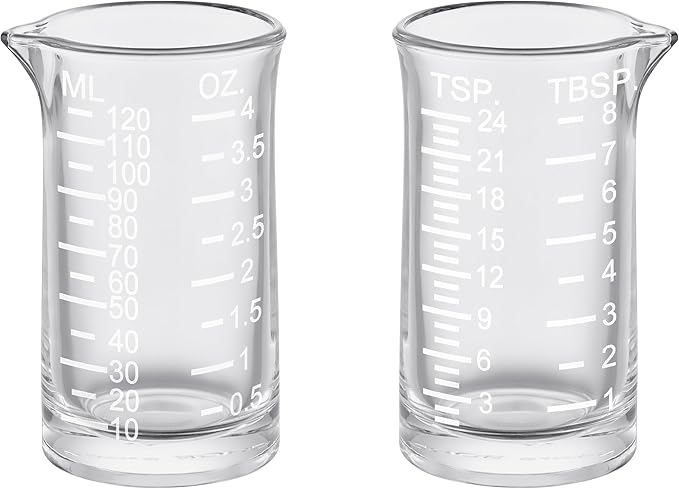 Ackers 4 Oz Glass Measuring Cup, Borosilicate Shot Glass - Image 8