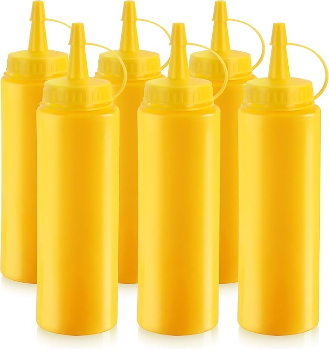New Star Foodservice 26467 Squeeze Bottles, 8 oz - Image 2