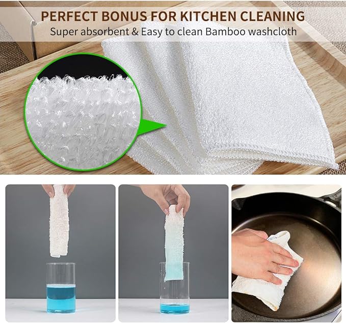 Most Flexible Cast Iron Scrubber, 316L Cast Iron Cleaner Chainmail Scrubber - Image 4