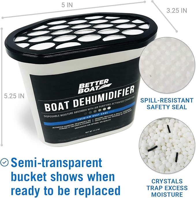 Moisture Absorber and Boat Dehumidifier, Charcoal Odor Remover - Image 5