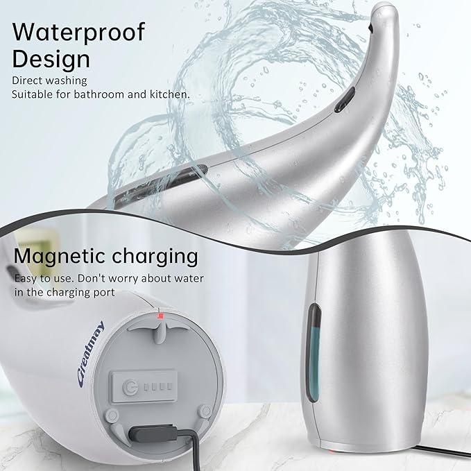 Adjustable Automatic Soap Dispenser Touchless, 4 Adjustable Levels Touchless - Image 4