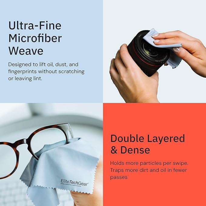 Elite Screens Microfiber Cleaning Cloth Set - Image 3