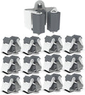 3-H Broom Holder Wall Mount 12 Pack, Mop and Broom Holder Wall Mount by 3-H