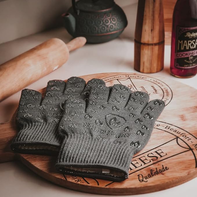 Grill Armor Oven Gloves 932°F Extreme Heat & Cut Resistant Oven Mitts - Image 6