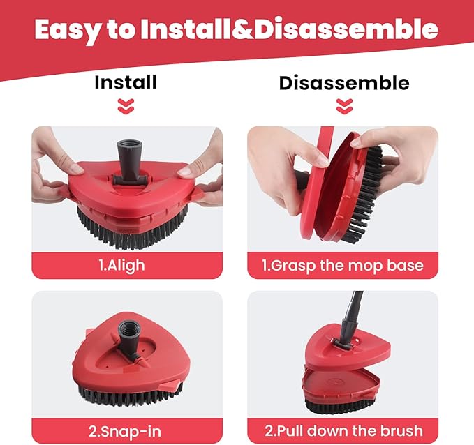 2 Pack Scrub Brush Attachment Compatible - Image 5