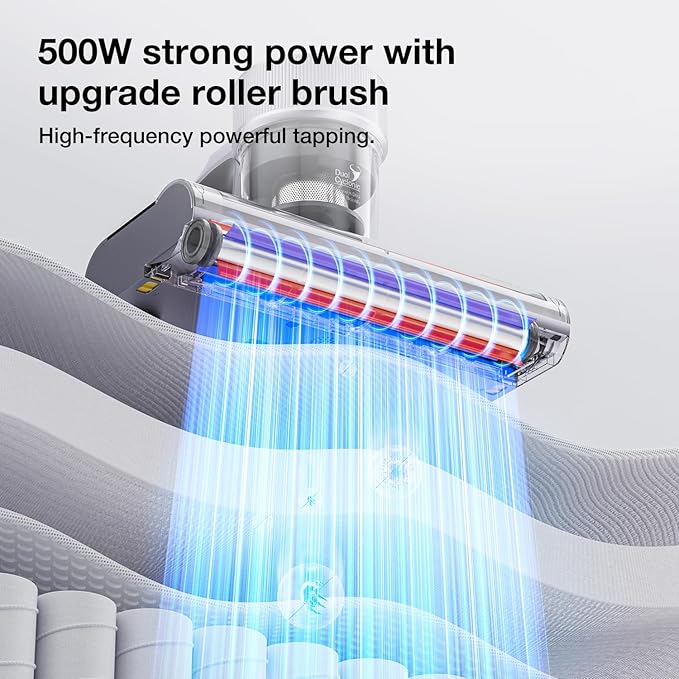 Jimmy WB81 Mattress Vacuum Cleaner, Upgraded Roller Brush, Smart Dust Sensor LED - Image 2