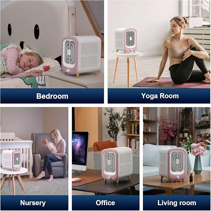 Jafanda Air Purifier for Home Bedroom 780sq ft, HEPA & Activated Carbon - Image 8