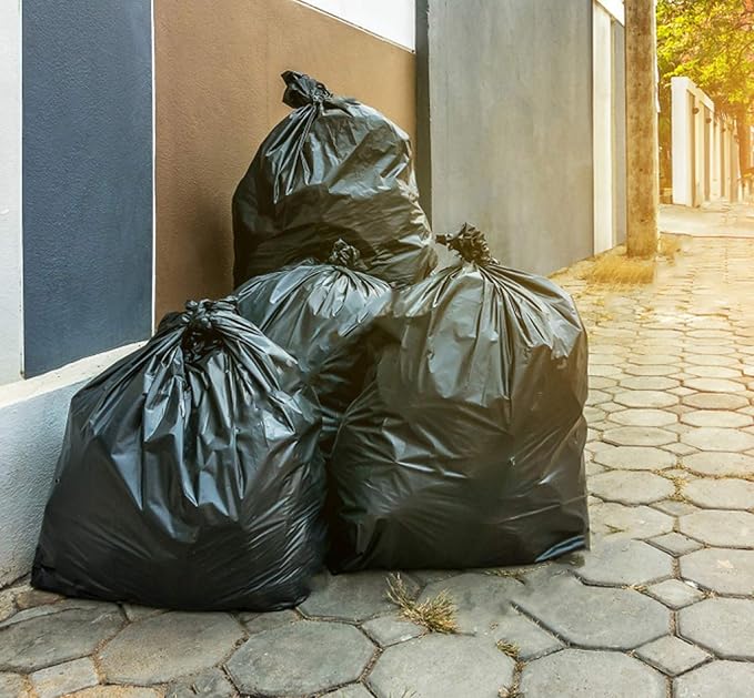 Tasker 45 Gallon Trash Bags, Extra Large Black Garbage Bags - Image 8