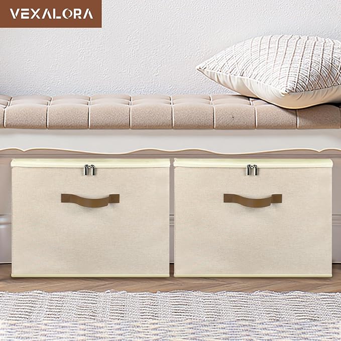 Shoe Organizer for Closet, 2 Pack Shoe Storage Bins - Image 6