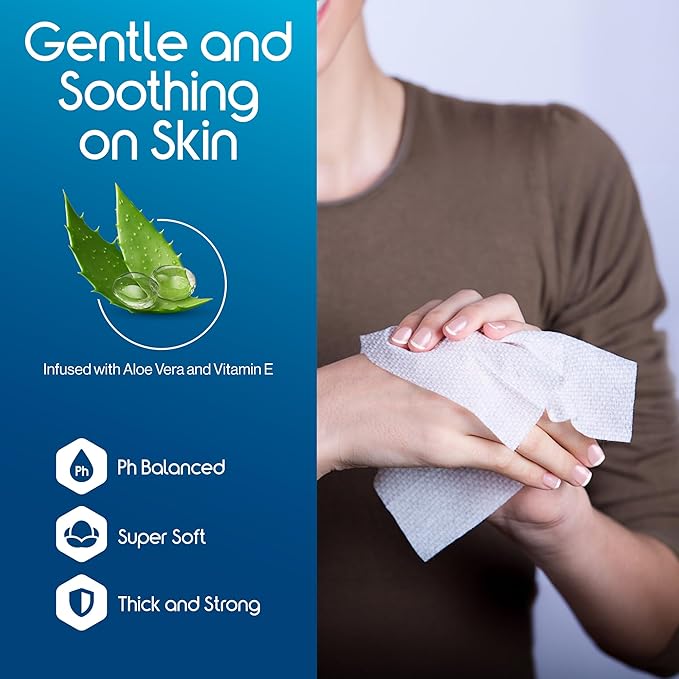 Inspire Adult Wet Wipes, Wash Cloths | Adult Wipes - Image 3