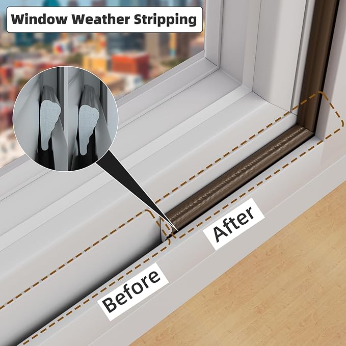 3 Pack*16.4 Ft Weather Stripping Seal Strip - Image 5
