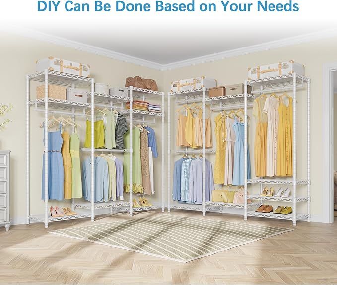 VIPEK V5 Medium Portable Closet Wardrobe Heavy Duty Clothes Rack, Freestanding - Image 3