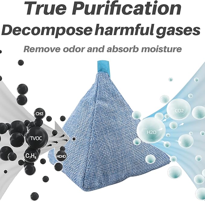 Charcoal Bags Odor Absorber Activated Bamboo Charcoal Air Purifying Bags - Image 3