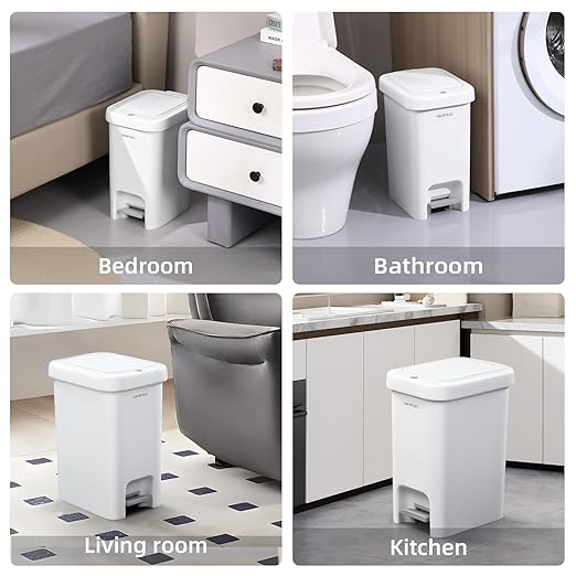 MOPALL Slim Bathroom Trash Can - Image 6