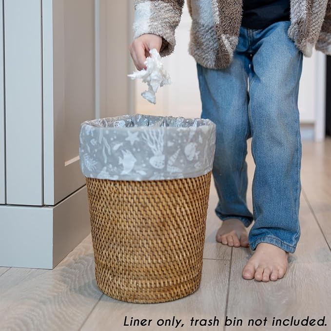 Happy Haven Trash Bags for 2, 4 Gallon Trash Can, Small Garbage Bags - Image 5