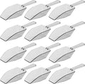 Clear Plastic Acrylic Scoops 12 Pcs | 6.5” Medium Kitchen Scoop | Wedding by Anapoliz