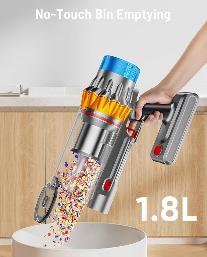 Cordless Vacuum Cleaner, 600W 50KPA 65Min Powerful Vacuum Cleaners - Image 6