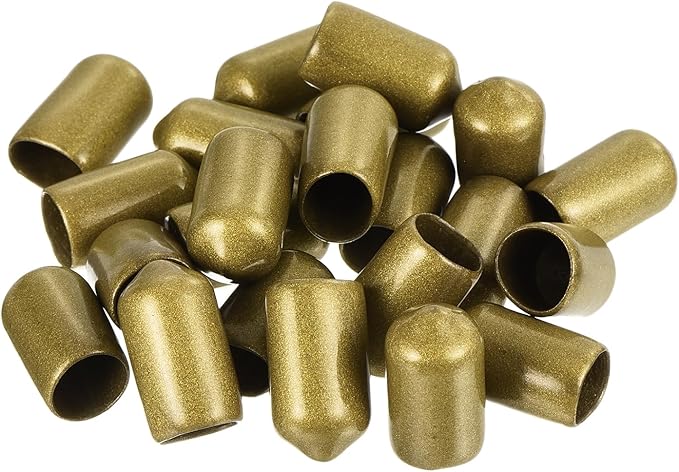 uxcell 20pcs Rubber End Caps 8.5mm ID Vinyl Round Tube Bolt Cap Cover Thread - Image 4